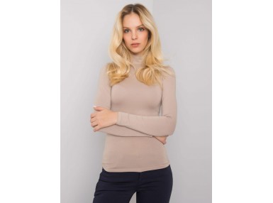 Top à col roulé - beige