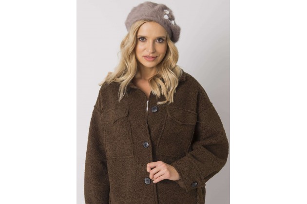 Casquette beige foncé