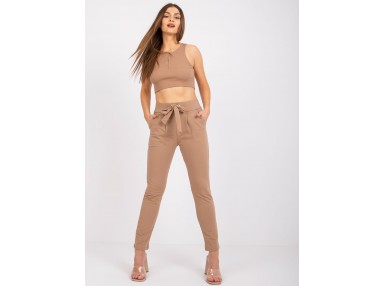 Pantalon de survêtement marron clair