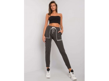 Pantalon de survêtement kaki foncé