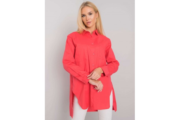 Chemise curte et ample - corail