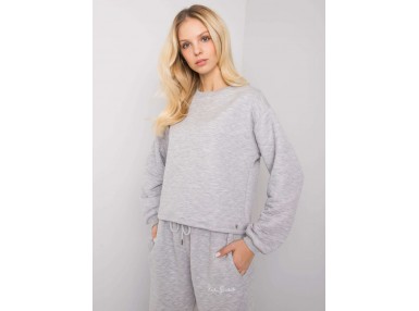 Sweat matelassé - gris