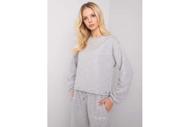 Sweat matelassé - gris