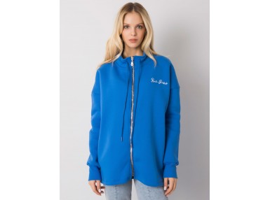 Sweat zippé - bleu foncé