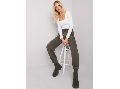 Pantalon de survêtement kaki foncé