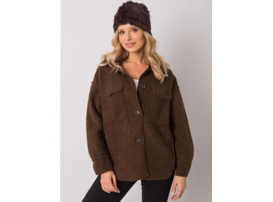 Casquette marron foncé