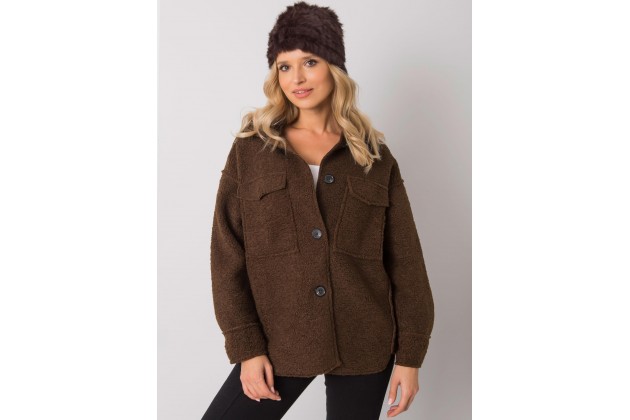 Casquette marron foncé