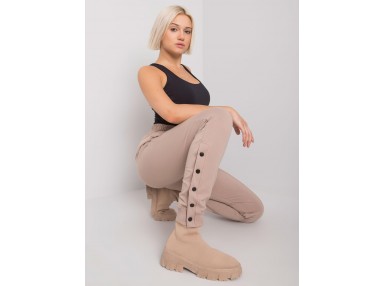 Pantalon de survêtement beige foncé