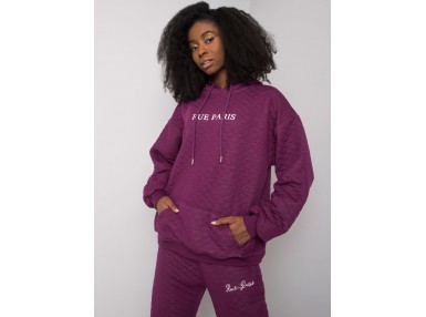 Sweat violet foncé