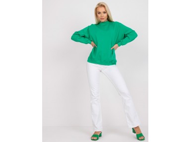 Sweat-shirt col rond - vert