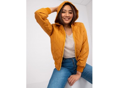 Veste d'hiver courte - jaune foncé