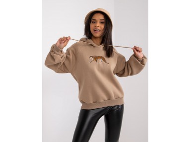 Sweat beige foncé