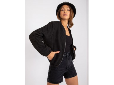 Bomber zippé - noire