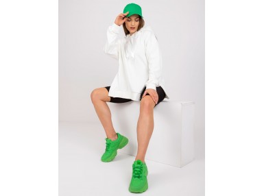 Sweat à capuche femme - écru