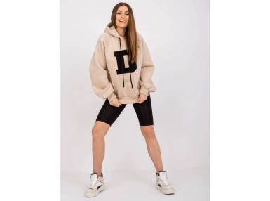 Sweat à capuche - beige