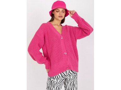 Pull rose foncé