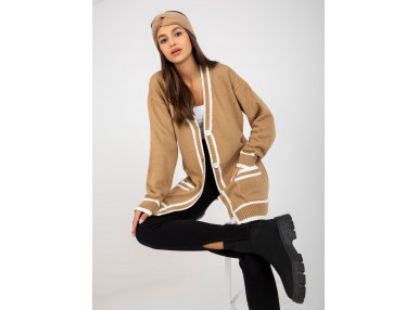 Gilet oversize - beige foncé