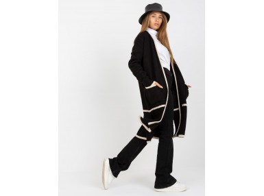 Gilet oversize - noir