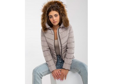 Veste à capuche - beige foncé