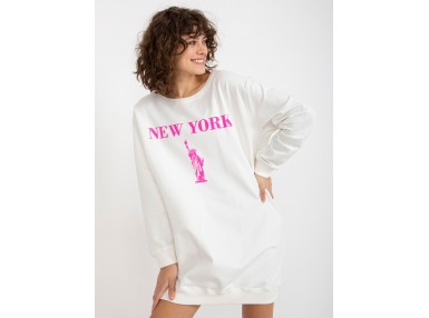 Sweat en coton - écru
