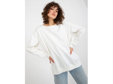 Sweat-shirt col rond - écru