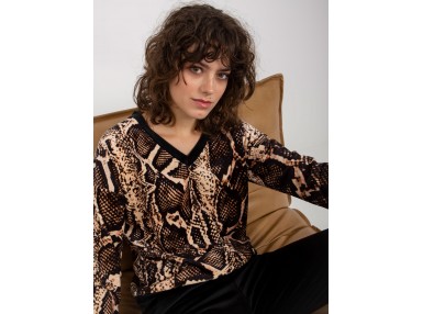 Ensemble noir et beige