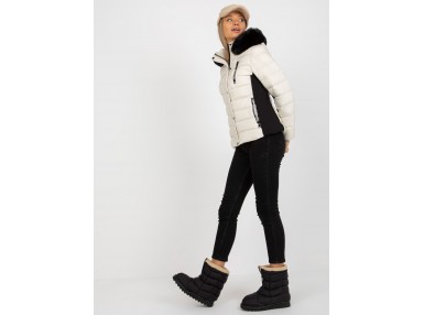 Veste à capuche - beige clair