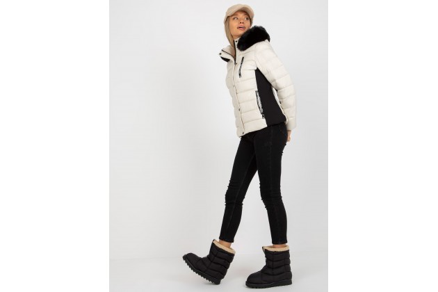 Veste à capuche - beige clair