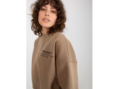 Sweat beige foncé