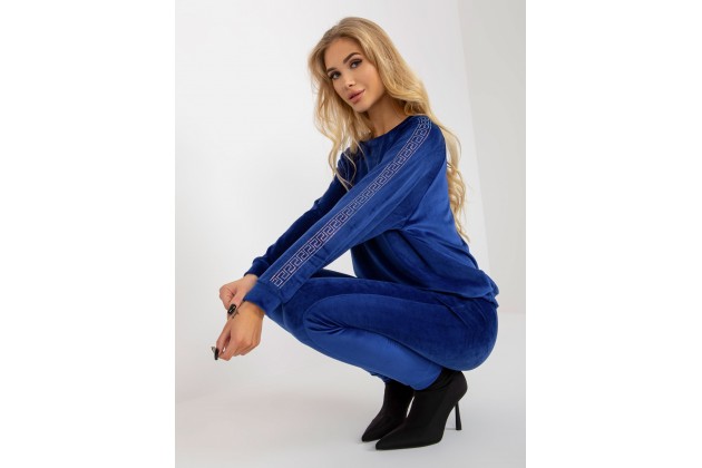 Ensemble sweat et pantalon - cobalt