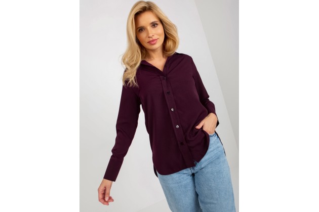  Chemise boutonné - violet foncé