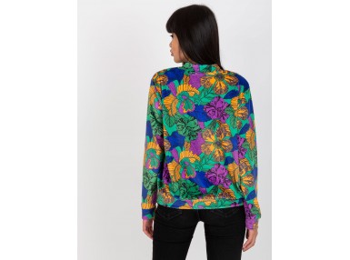 Bomber zippé avec imprimé - vert