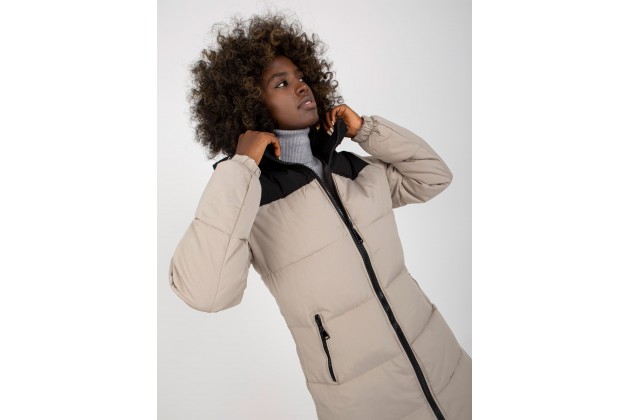Veste grise et noire