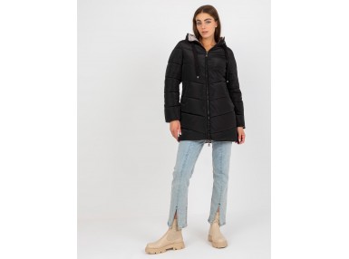 Veste noire et beige