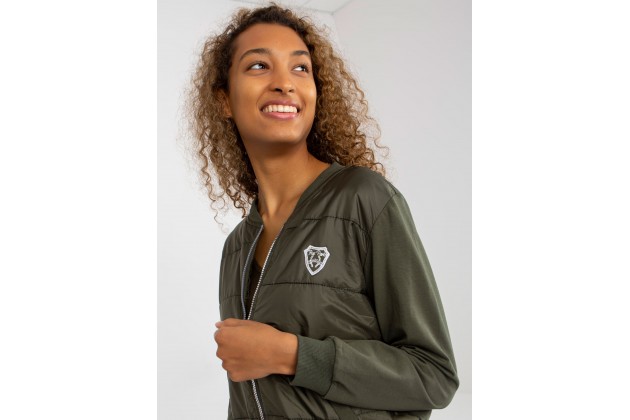 Sweat à capuche zippé - kaki