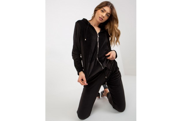 Ensemble avec sweat et pantalon - noir