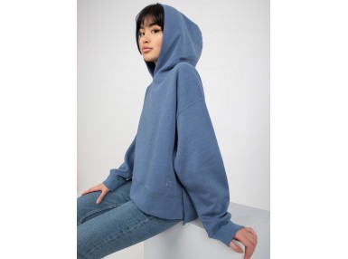 Sweat à capuche femme - bleu foncé