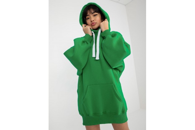 Sweat à capuche femme - vert