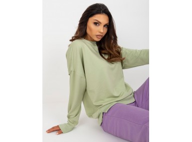 Sweat col rond - vert clair