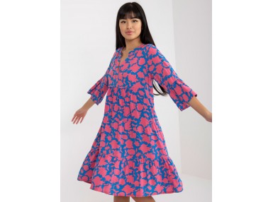Robe babydoll courte  - rose