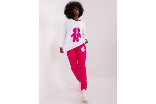 Ensemble pantalon et t-shirt - fuchsia