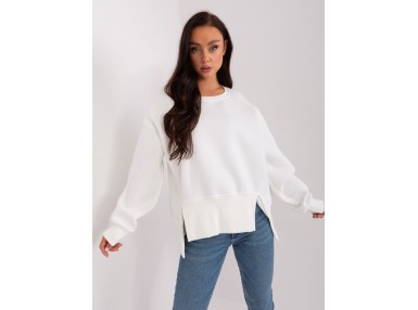 Sweat court sans capuche - écru