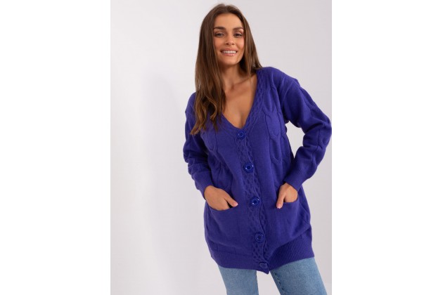 Gilet à boutons - violet