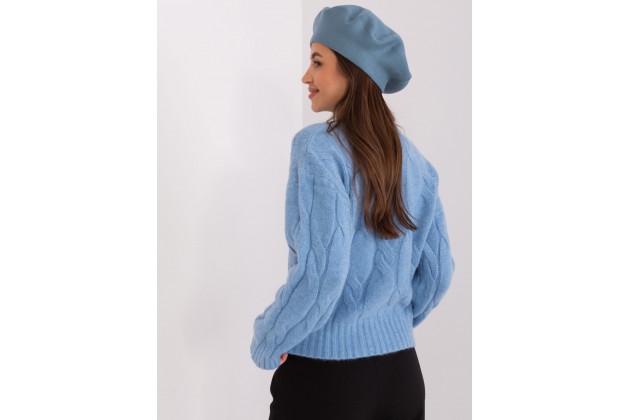 Casquette grise et bleue