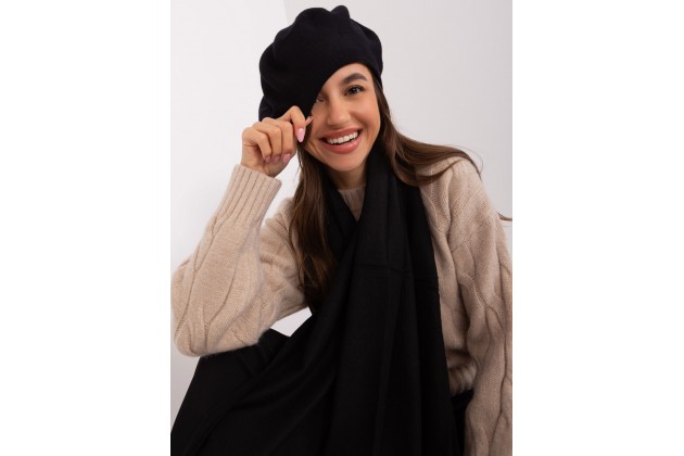 Béret en laine - noire