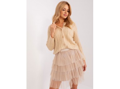 Gilet à boutons - beige