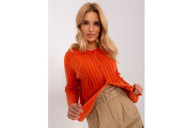 Gilet à boutons - orange