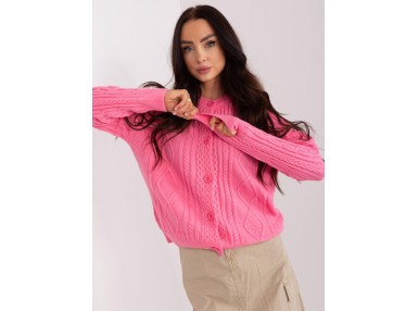 Gilet à boutons - rose