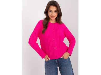 Gilet à boutons - fuchsia