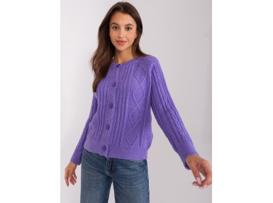 Gilet à boutons - violet